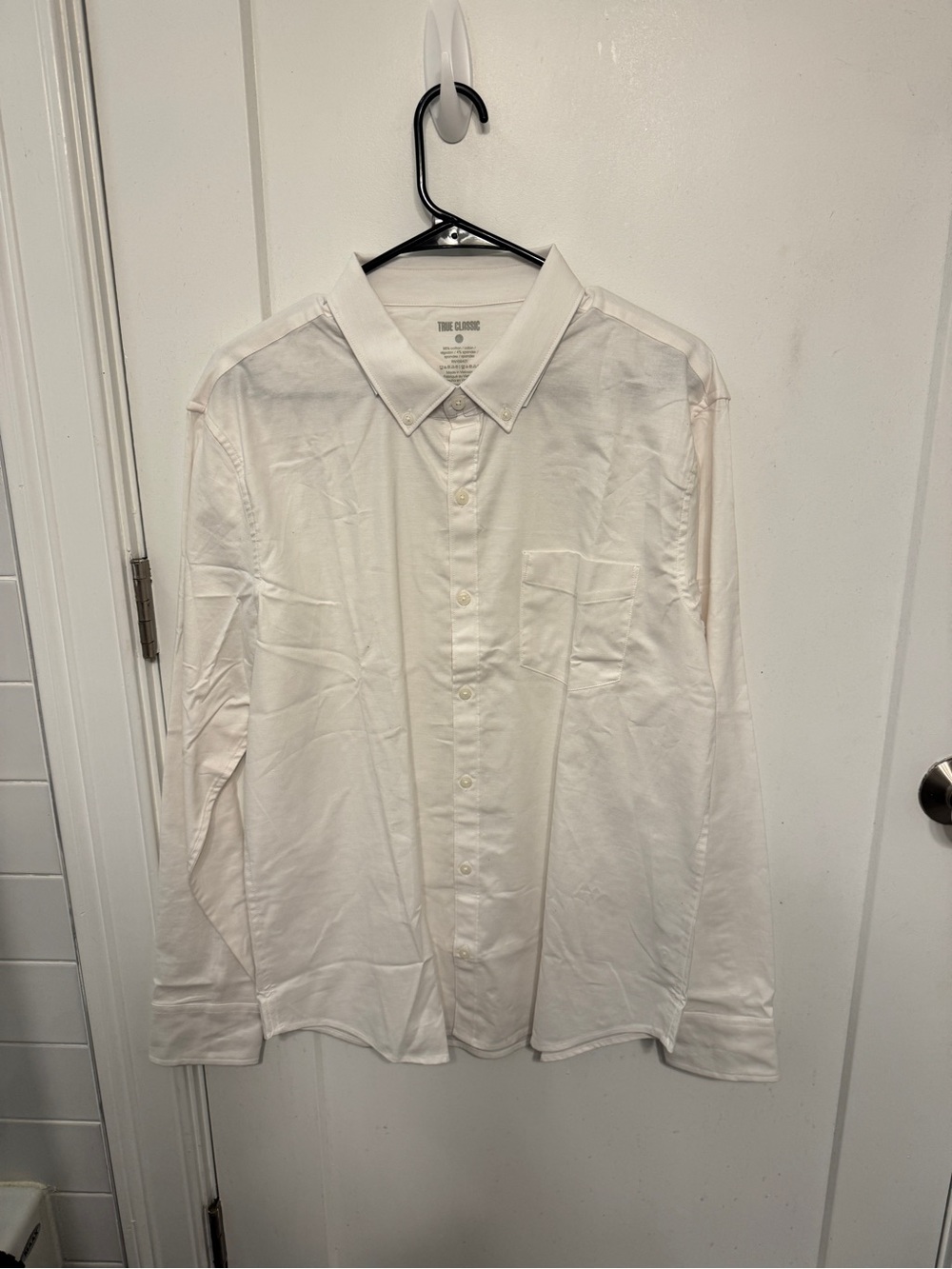 Men's White Button-Up Shirt - True Classic